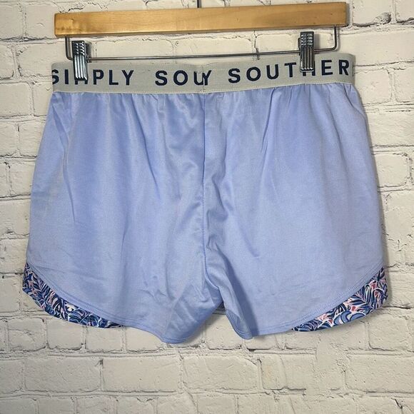 Simply Southern Blue Cheer Shorts size XL Polyester - Picture 4 of 7